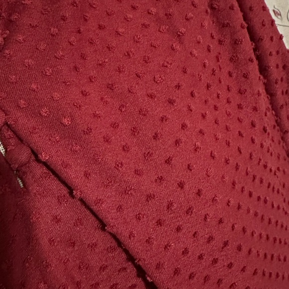 Lane Bryant Wine Long Sleeve Top 18/20 - Picture 4 of 4